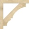 Ekena Millwork Balboa Block Rough Sawn Bracket w/ Offset Brace, Douglas Fir, 6"W x 38"D x 38"H BKT0604X38X38BOA05RDF - alternate 2